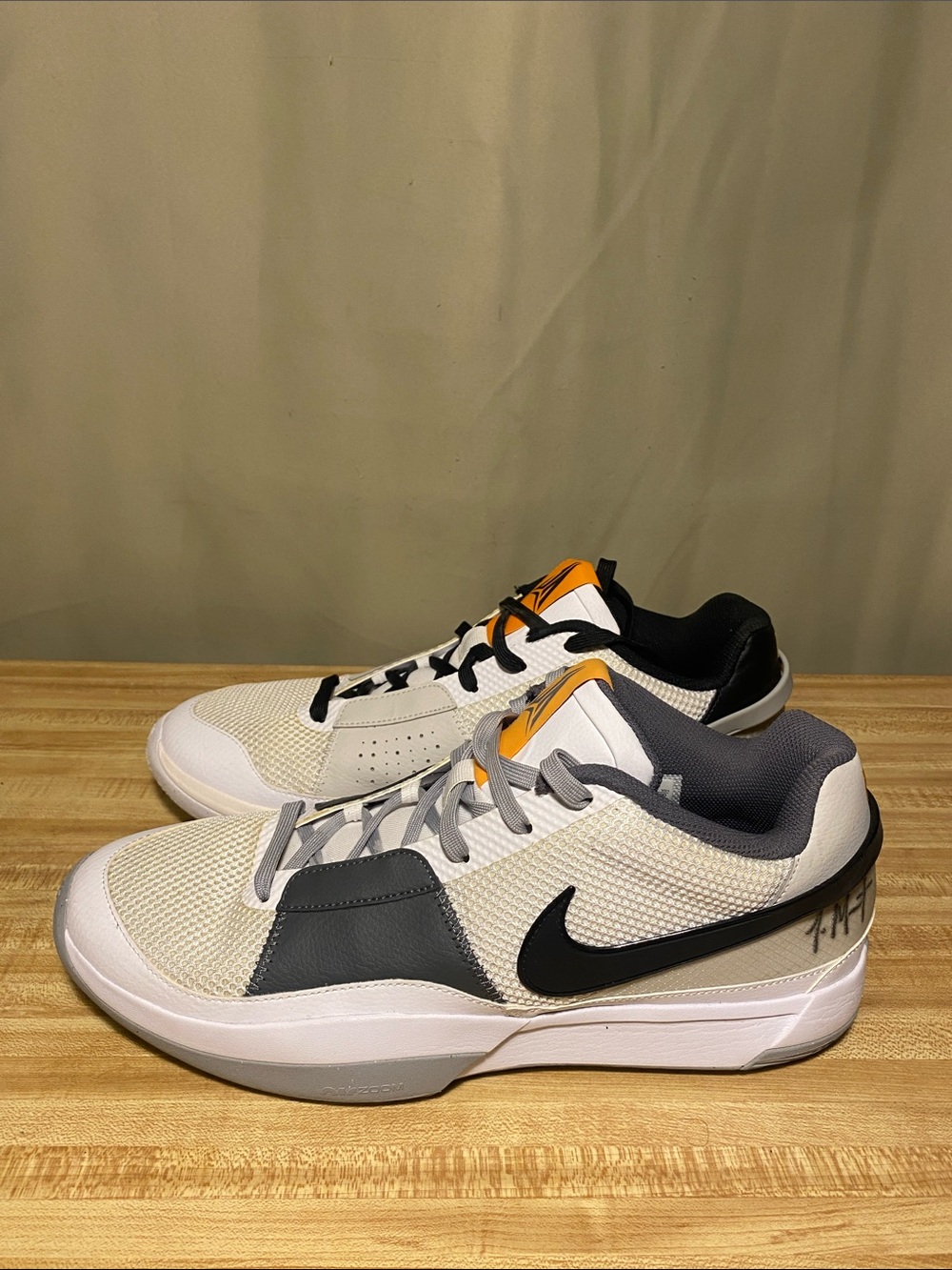 Nike Ja 1 ' Lt Smoke Grey/Black Basketball shoes size 13
